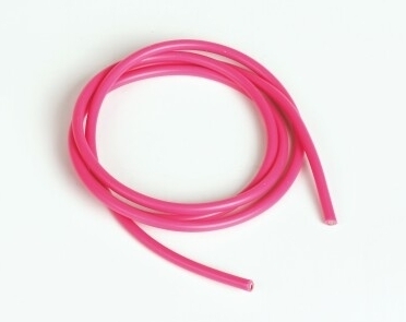 Graupner Silicon Wire Ø2.6mm, 1m, Pink, 13AWG