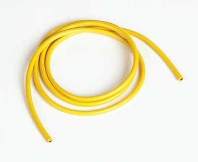 Graupner Silicon Wire Ø3.3mm, 1m, Yellow, 12AWG