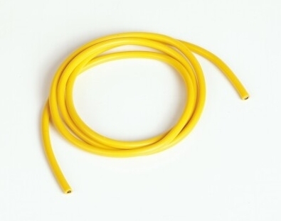 Graupner Silicon Wire Ø4.1mm, 1m, Yellow, 11AWG