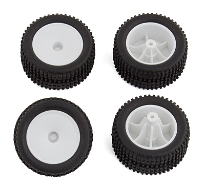 Associated RC28T Wheels and Tires, Mounted