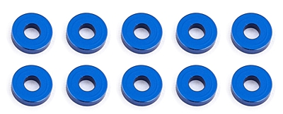 Associated Ballstud Aluminum Washers, 7.8x2.0mm (10pcs·Blue)