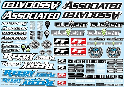 Associated Branding Decal Sheet