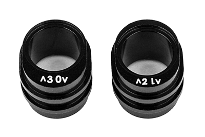 Associated RC10B74.2 FT Rear Gearbox Pinion Height Inserts, machined