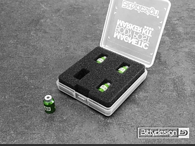 Bittydesign Magnetic Body Post Marker Kit for Big Scale (Black)