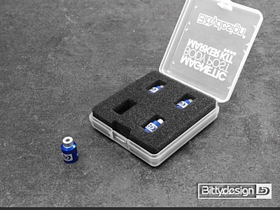 Bittydesign Magnetic Body Post Marker Kit for Big Scale (Blue)