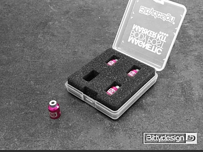 Bittydesign Magnetic Body Post Marker Kit for Big Scale (Purple)