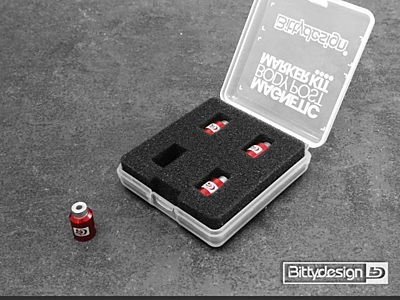 Bittydesign Magnetic Body Post Marker Kit for Big Scale (Red)