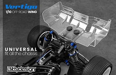Bittydesign Vertigo 1/10 Off-Road 1mm Wing Set (2pcs)