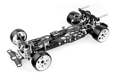 BM Racing DRR01-V2 Drift Chassis - Gyro and ALU Servo Set