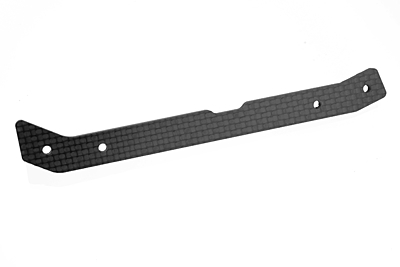 Corally Chassis Stiffener LWB Center Graphite 3mm