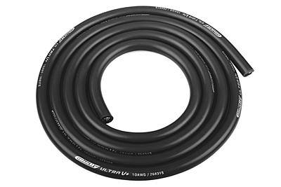Corally Ultra V+ Silicone Wire - Super Flexible - Black - 10AWG (1m)