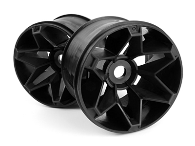 Havok Wheel Black 3,8"x71mm, 2pcs