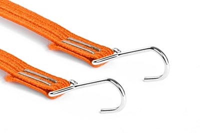 Kavan 1/10 RC Crawler Tow Rope with Hook (Orange, 2pcs)
