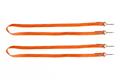 Kavan 1/10 RC Crawler Tow Rope with Hook (Orange, 2pcs)