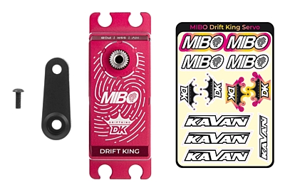 MIBO Drift King Alu Red Programmable (RWD Drift Spec/33.0kg/8.4V) Brushless Servo