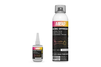 MIBO Racing Offroad CA Tire Glue (50g) + Activator Spray (200ml)
