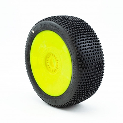 PROCIRCUIT CLAYMORE v2 BUGGY C1 (SUPER SOFT) PRE-MOUNTED YELLOW (2pcs.) PROCIRCUIT CLAYMORE v2 BUGGY C1 (SUPER SOFT) PRE-MOUNTED YELLOW (2pcs.)