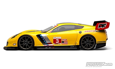 PROTOform Chevrolet Corvette C7.R Clear Body (1:8 GT) (GT2) (Long Wheelbase)