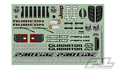Pro-Line Jeep Gladiator Rubicon Body (Clear)