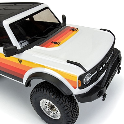 Pro-Line 1/10 2021 Ford Bronco Clear Body Set 12.3" Wheelbase Crawlers