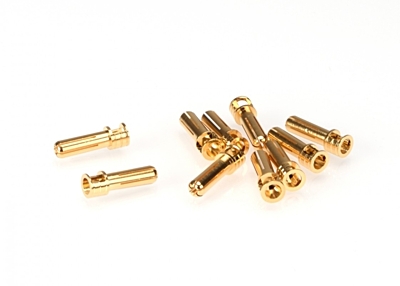 Ruddog 5mm Gold Cooling Head Bullet Plugs (10pcs)