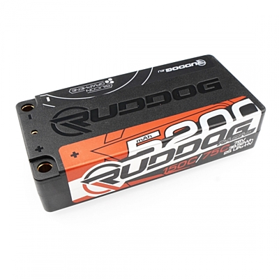Ruddog 5200mAh 7.6V 150C/75C LCG Short LiPo-HV Battery