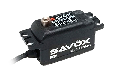 Savöx SB-2265MG (0.07s/17kg/7.4V) HiVolt Low Profile Brushless Servo 