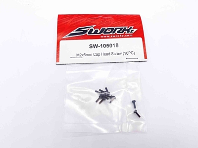 SWORKz Cap Head Screw M2x6mm (10pcs)