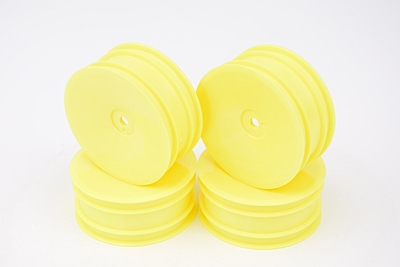 SWORKz 1/10 2WD Off Road Front Competition Dish Wheel (4pcs, Yellow)
