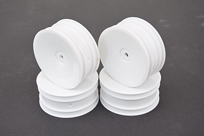 SWORKz 1/10 2WD Off Road Front Competition Dish Wheel (4pcs, White)