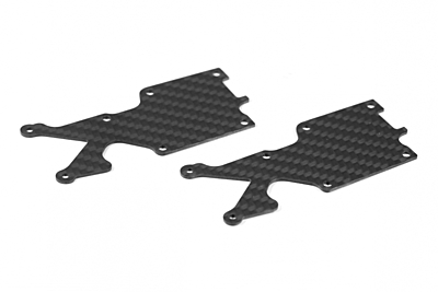 SWORKz Pro-Composite Carbon Arched Bridge System Rear Lower Arm Cover 1.0mm (2pcs)