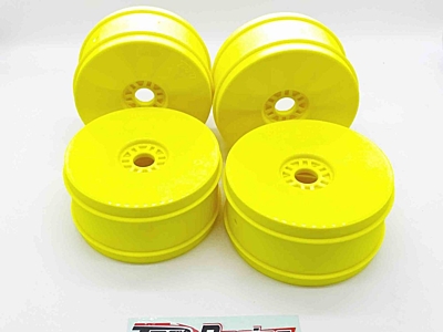 TPRO 1/8 Offroad Dish Pro-XR Race Wheel Medium-Hard (Yellow, 4pcs)