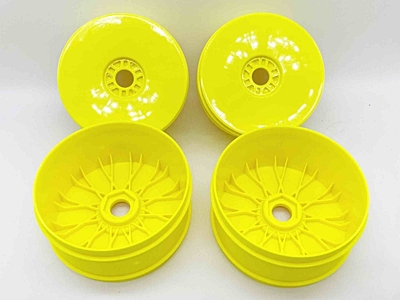 TPRO 1/8 Offroad Dish Pro-XR Race Wheel Soft (Yellow, 4pcs)