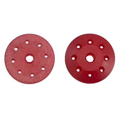 Ultimate Racing 16mm Conical Shock Pistons Red 8x1.2mm (2pcs)