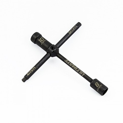 Ultimate Racing Pro-T Glow Plug Wrench (Socket 8/10mm & Hex 5mm)