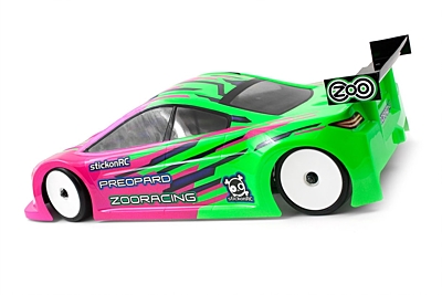 ZooRacing PreoPard Ultralight 0.5mm Touring Car Body 190mm