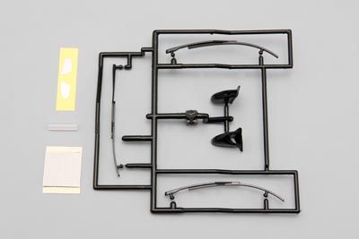 Yokomo Aero Mirror & Wiper Set Yokomo Aero Mirror & Wiper Set