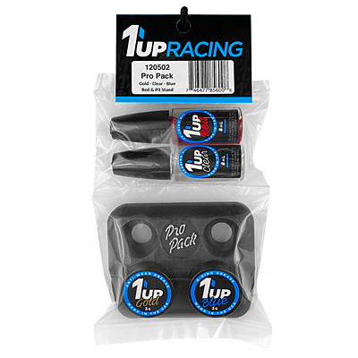 1up Racing Pro Lubricants Pack with Pit Stand