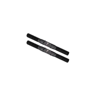 1up Racing Pro Duty Titanium Turnbuckles M3.5 - 36mm - Black Nitride (2pcs)