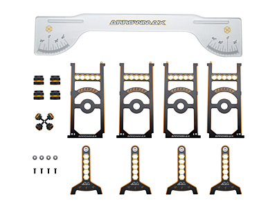 Arrowmax Set-Up System for 1/8 Off-Road & Truggy Cars with Bag Limited Edition
