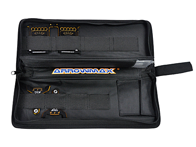 Arrowmax Set-Up System for All 1/10 & 1/12 Pan Cars with Bag Limited Edition