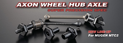 AXON Wheel Hub Axle for Mugen MTC2 Rear 4mm (1pc)