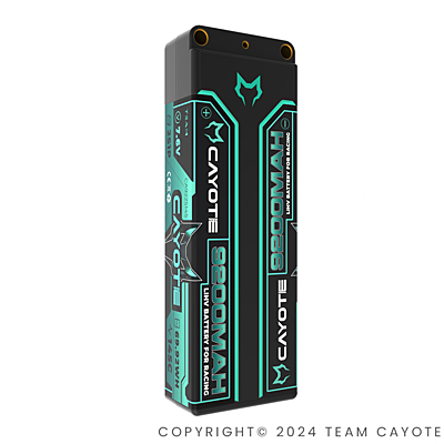 CAYOTE Racing 9200mAh 7.6V 2S 145C HV LiPo (5mm, 319g)