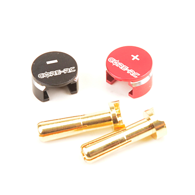 Core RC Low Pro Heatsink Bullet Plug Grips - 4mm