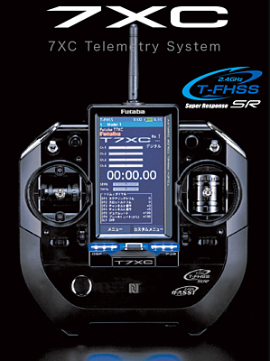 Futaba 7XC Radio + R334SBS Receiver (with telemetry)
