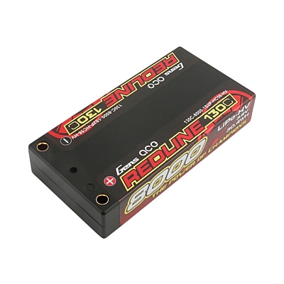 Gens ace Redline V2 Series 8000mAh 3.8V 1S 130C HV LiPo (5mm, 147g)
