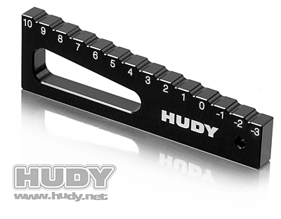 HUDY Chassis Droop Gauge -3 to 10mm for 1/8 & 1/10