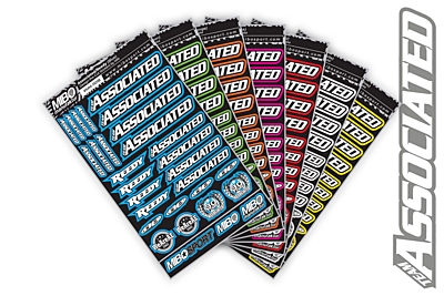 Associated/Reedy Design Pre-Cut Stickers by MM (7 Color Options, Larger A5 size)