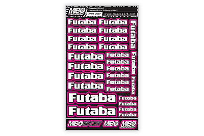 Futaba Design Pre-Cut Stickers by MM (7 Color Options, Larger A5 size)