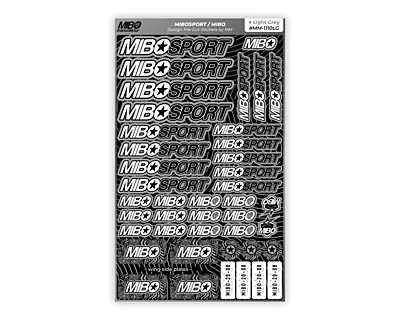 MIBOSPORT/MIBO Design Pre-Cut Stickers by MM (9 Color Options, 42 Stickers)